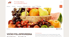 Desktop Screenshot of prirodnisokovi-vocko.com